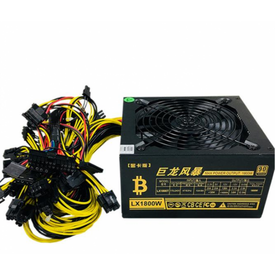 1800W Miner Mining Rig Power Supply Mining Machine