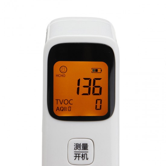 Smart Air Formaldehyde Gas Detector Monitors Tester For HCHO/TVOC/AQI Detection