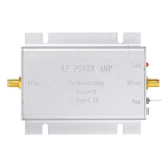 433MHz RF Power Amplifier 433MHZ 5W 7.2V For 380 - 450MHz Wireless Remote Control Transmitters