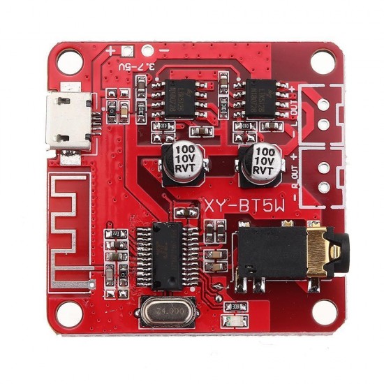 5pcs MP3 Bluetooth Decoder Board with Amplifier Wireless Audio Receiver Module For Transfer Speaker Modified Car