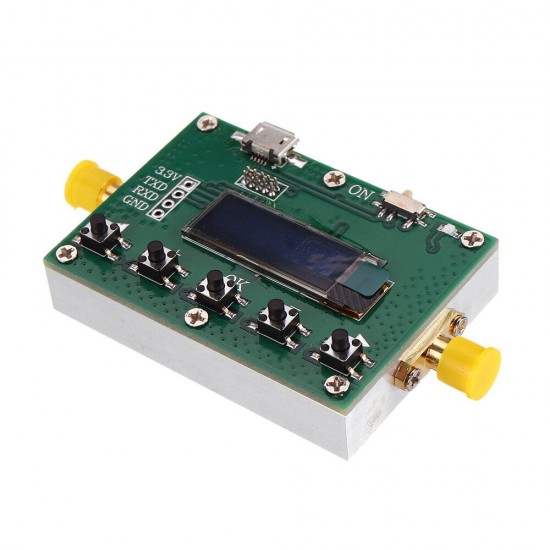 6G Digital Programmable Attenuator 30DB Step 0.25DB OLED Display CNC Shell RF Module