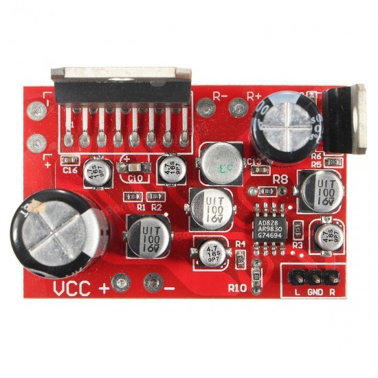 DC 12V TDA7379 38W+38W Stereo Amplifier Board W/ AD828 Preamp Super Than NE5532