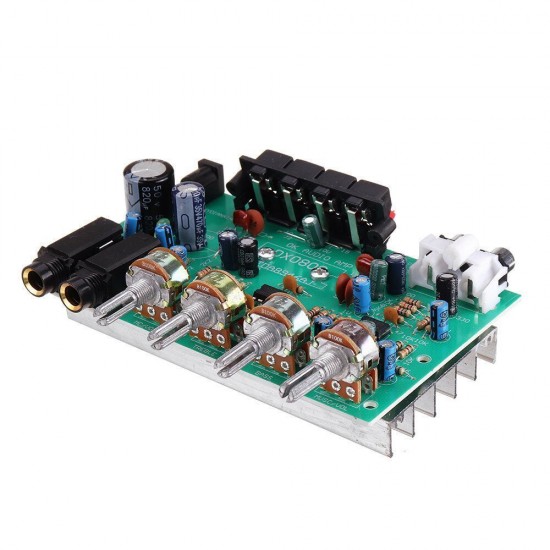 DX0809 Stereo Amplifier Board Dual Channel Karaoke with Microphone Jack Audio Modified Motherboard