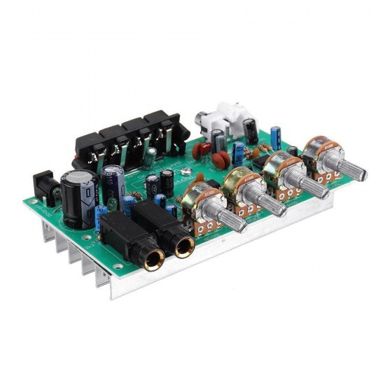 DX0809 Stereo Amplifier Board Dual Channel Karaoke with Microphone Jack Audio Modified Motherboard