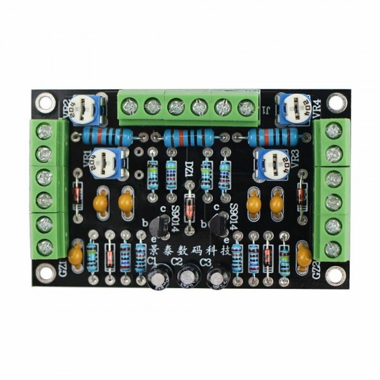 Dual Channel 6E2 Tube Indicator Driver Kits Board Level Indicator Amplifier DIY Audio Fluorescent DC 12V Low Voltage