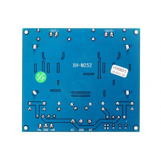 XH-M252 TDA8954TH Dual Chip D Digital Amplifier Board Audio Amplifier Board 420W*2