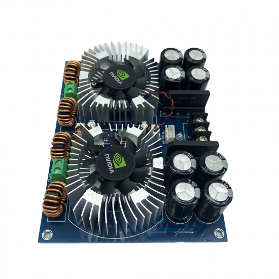 XH-M254 High Power TDA8954TH 420W*2 Dual-core Digital Power Amplifier Board Audio Amplifier Board with Fan