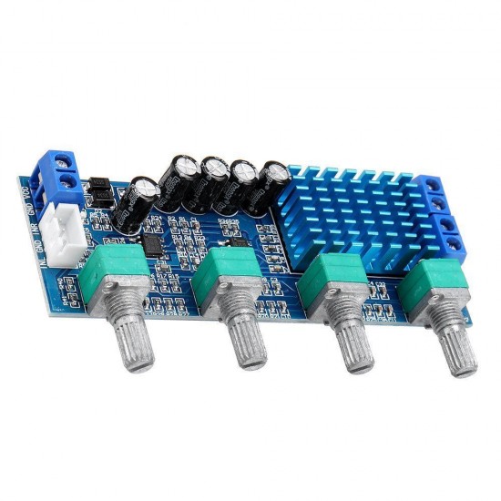 XH-M577 TPA3116D2 12-24V Digital Power Amplifier Board Audio Amplifier Board 80W*2 High Power Tone Board