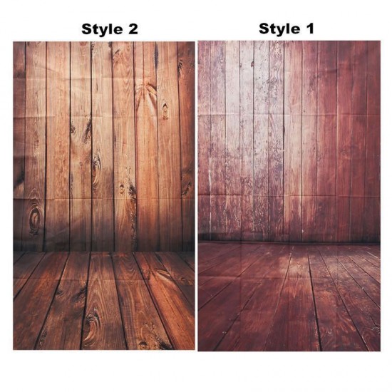 3x5FT 0.9x1.5m Wood Grain Thin Backdrop Photography Background Studio Photo Props