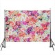 3x5FT 5x7FT Vinyl Flower Rose Wall Photography Backdrop Background Studio Prop