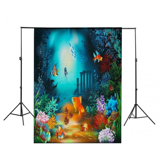 3x5FT 8x10FT Flamingo Fish Unicorn Animals Photography Backdrop Studio Prop Background