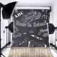 3x5FT Back To School Chalkboard Photography Backdrop Studio Prop Background