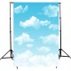 3x5FT Blue Sky White Clouds Backdrop Studio Photography Outdoor Photo Background