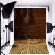 3x5FT Vinyl Photography Backgrounds Wooden Wall Wheel Straw Backdrops Photo Prop