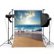 3x5ft 5x7ft Sunny Sea Beach Photography Backdrop Studio Prop Background