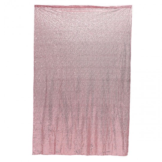 4X6FT Pink Fabric Sequins Photography Backgrond Backdrop Booth Wedding Curtains