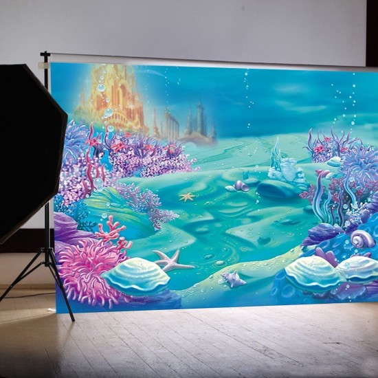5x3FT 7x5FT 9x6FT Sea World Underwater Coral Plant Studio Photography Backdrops Background