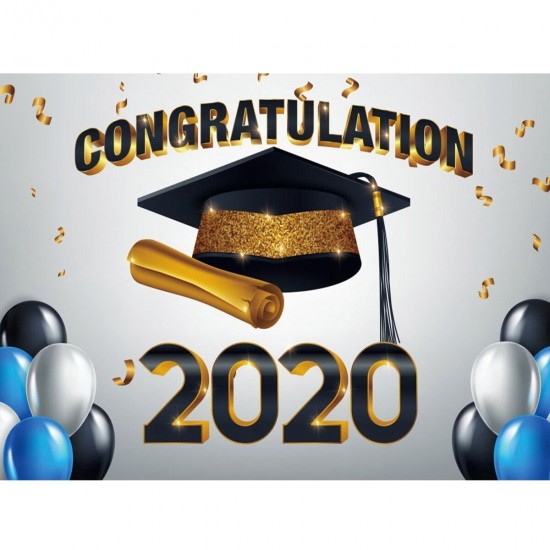 5x3FT 7x5FT 9x6FT 2020 Graduation Studio Graduation Photography Backdrops Background