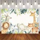 5x3FT 7x5FT 9x6FT Cartoon Forest Animal Birthday Studio Photography Backdrops Background