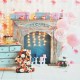 5x3ft Pink Balloon Fireplace Cabinet Photography Backdrop Studio Prop Background
