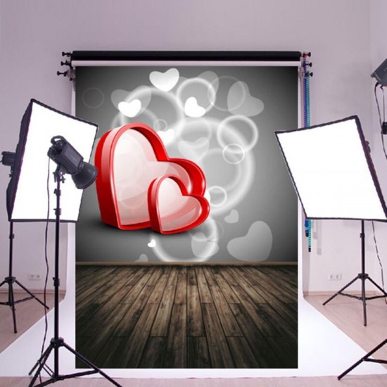 5x7FT Board Love Valentine's Day Photography Backdrop Studio Prop Background
