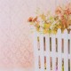 5x7FT Flower Fence Pink Photography Backdrop Background Studio Prop