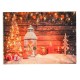 5x7FT Vinyl Christmas Tree Light Wood Wall Photography Backdrop Background Studio Prop