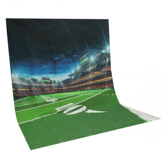 5x7FT Vinyl Football Ground Photography Backdrop Background Studio Prop
