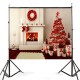 5x7ft Vinyl Christmas Tree Fireplace Gifts Stocking Background Photography Studio Backdrop