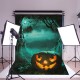 5x7ft Vinyl Halloween Night Pumpkin Photography Background Photo Studio Backdrop