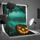 5x7ft Vinyl Halloween Night Pumpkin Photography Background Photo Studio Backdrop