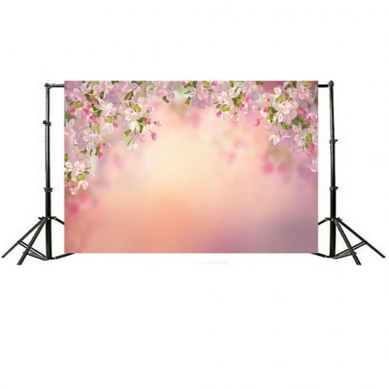 7x5FT Peach Flower Board Photography Backdrop Studio Prop Background