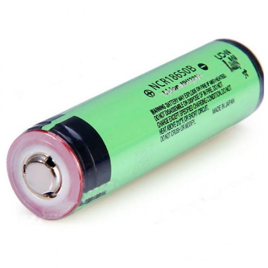 4PCS NCR18650B 3.7V 3400mAh Protected Rechargeable Lithium Battery