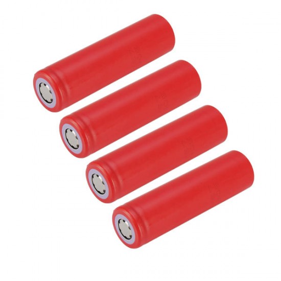 4PCS 3.7V 2600MAH UR18650ZY 18650 Rechargeable Battery