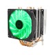 CPU Silent Double Fan 4 Heat Pipe 2 Wire Intelligent Temperature Control CPU Cooler Cooling Fan for Intel 775/1150/1151/115 U8Z6