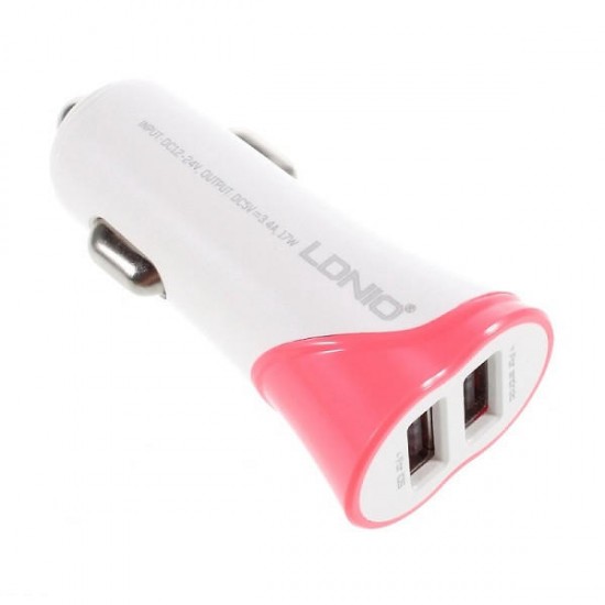 C332 Car Battery Charger Dual USB Adapter for iPhone iPad Xiaomi Samsung Most Digital Devices