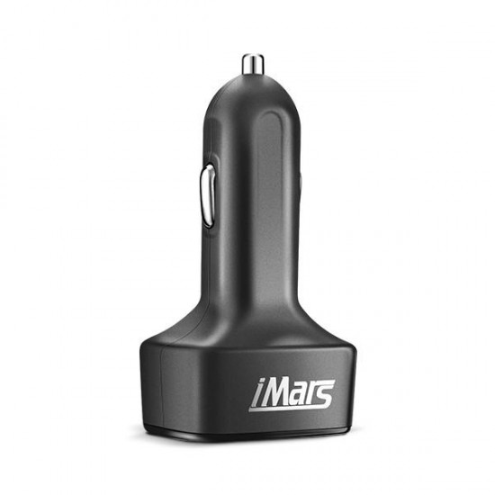 iM-C2 4 in 1 Dual USB Car Charger Adapter 5V 3.1A Bullet Car Charger for Cell Phone iPhone