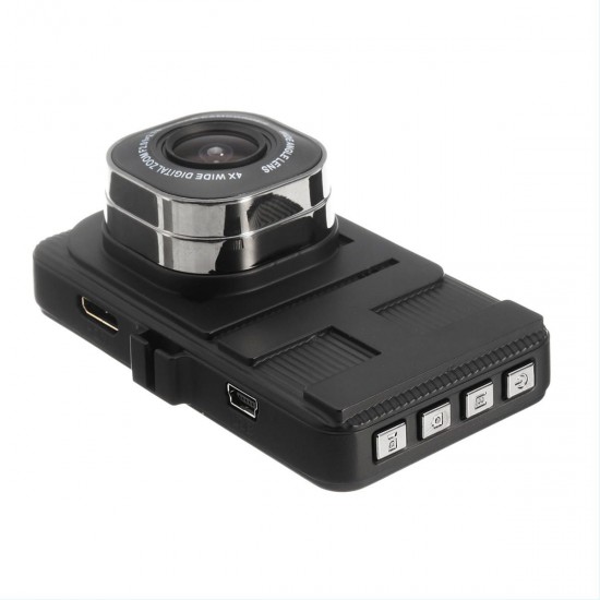 T607 Car DVR 3 Inch HD Parting Monitor 1080P Video Recorder 120 Degree Wide Angle Lens