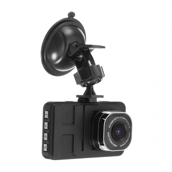 T607 Car DVR 3 Inch HD Parting Monitor 1080P Video Recorder 120 Degree Wide Angle Lens