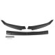 3PCS Matte Black Front Bumper Lip Spoiler Trim For Volkswagen VW Golf MK7.5 2018-2019