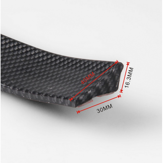 Car Rear Wing Rubber Anti-collision Rubber Strip Front Rear Lips