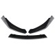 Carbon Fiber Look Front Bumper Lip Spoiler Splitters Protector For Audi TT RS 2004-2019