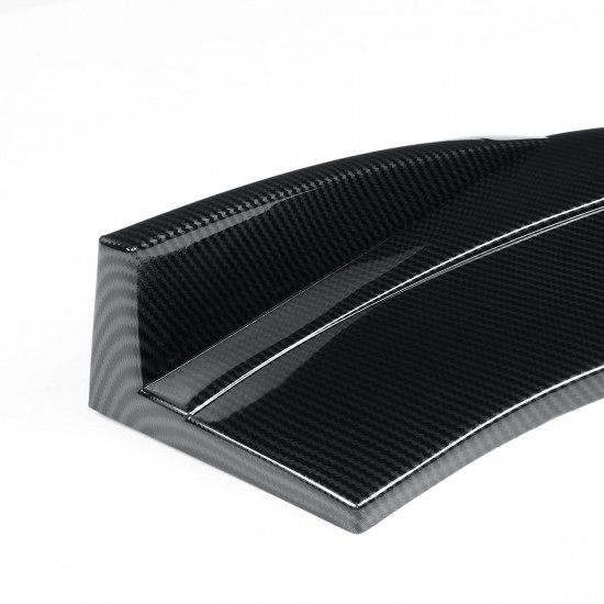 Carbon Fiber Look Front Bumper Lip Spoiler Splitters Protector For Audi TT RS 2004-2019