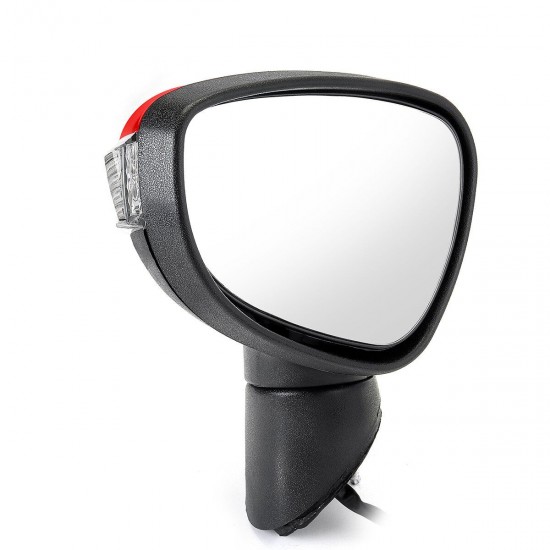 Electric Wing Door Mirror Painted Red Left Driver For Ford Fiesta Mk7 2008-2012