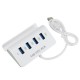 USB OTG 2 in 1 Micro USB 2.0 High Speed Expansion 4 Ports HUB USB Splitter for Honor 8X