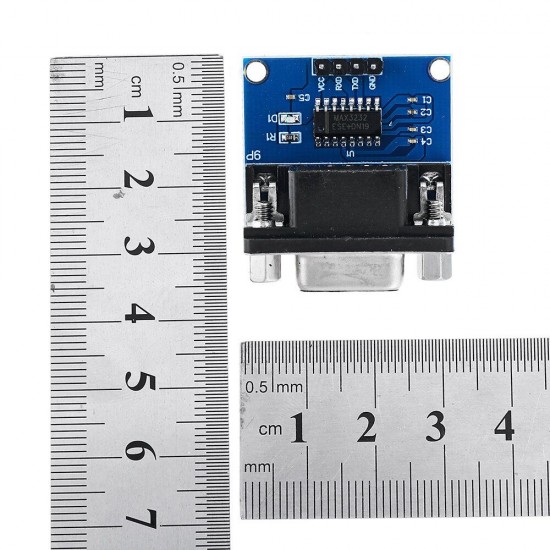 2Pcs A14 RS232 to TTL Serial Port to TTL Converter Board Brush Module MAX3232 Chip