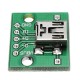 30pcs USB To DIP Female Head Mini-5P Patch To DIP 2.54mm Adapter Board