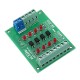 3.3V To 5V/12V/24V 4 Channel Optocoupler Isolation Board Isolated Module PNP Output PLC Signal Level Voltage Converter