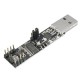 3Pcs 3-in-1 USB to RS485 RS232 TTL Serial Port Module 2Mbps CP2102 Chip Board