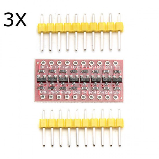 3Pcs 8-Channel Logic Level Translator Converter Bi-Directional Module